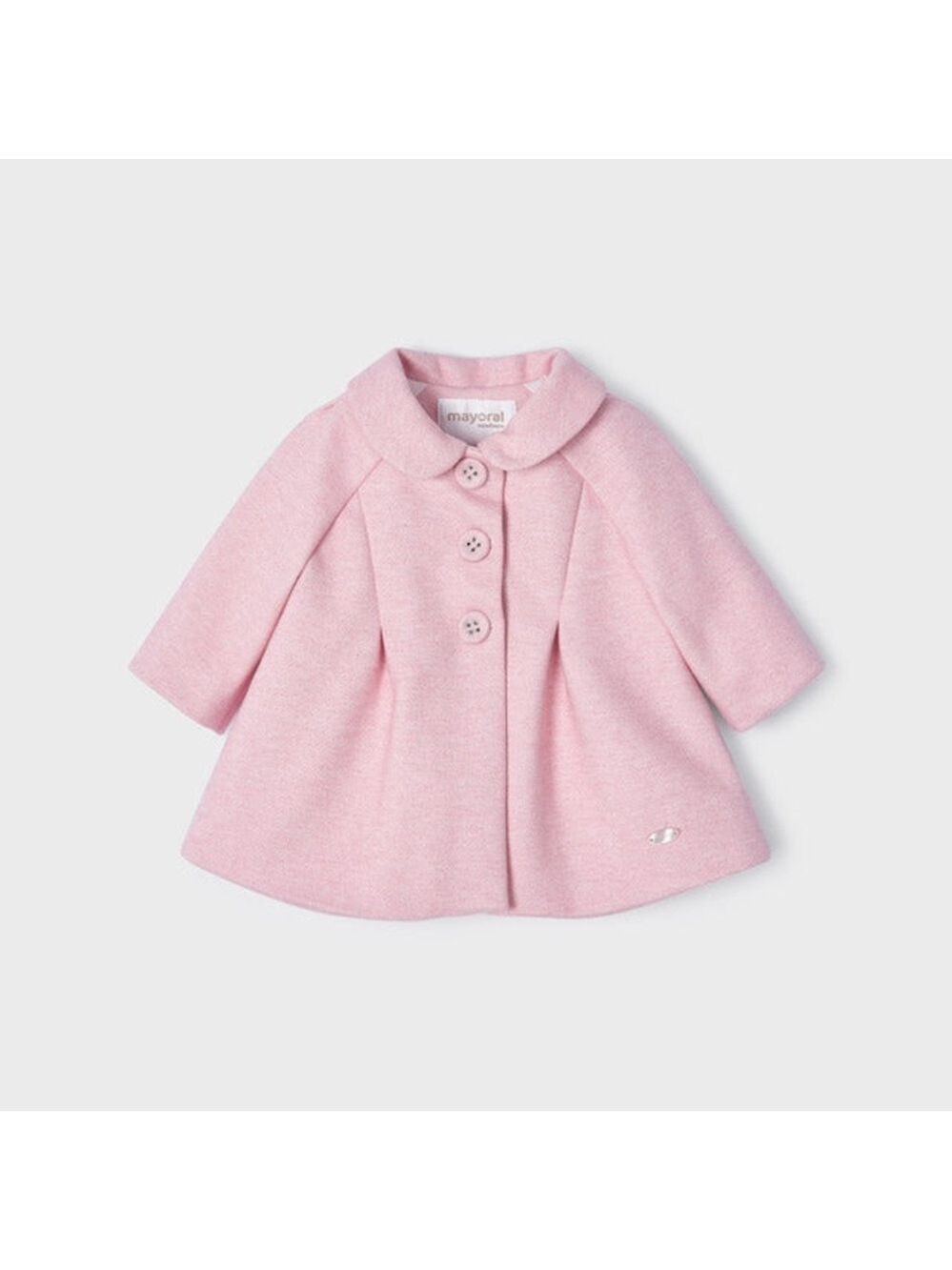 Mayoral Blush Pink Cape with Buttons